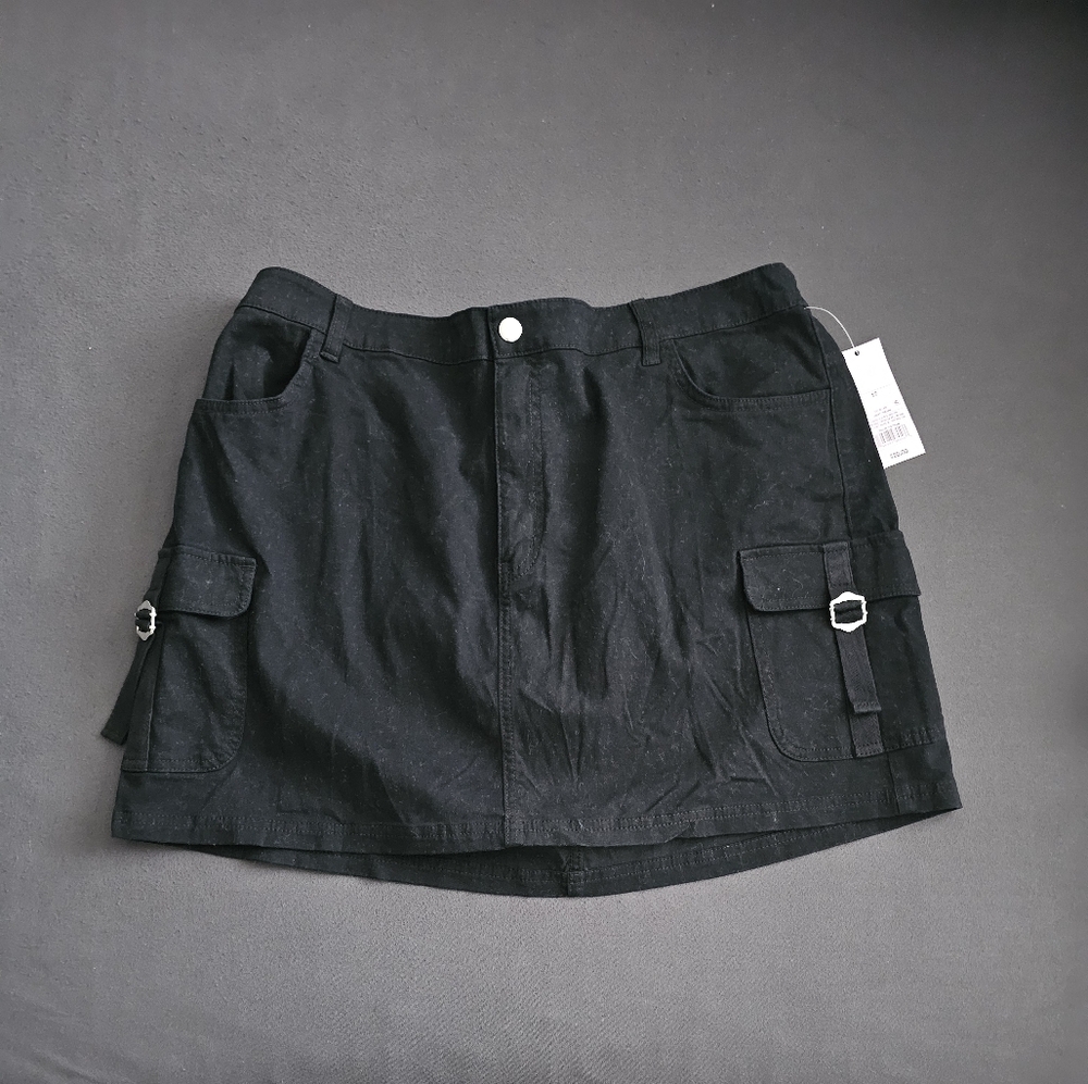 Wild Fable Black Cargo Skirt